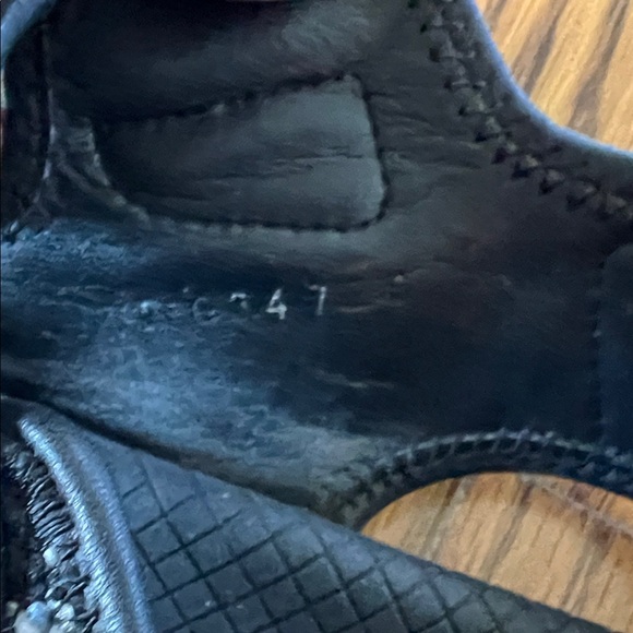 100% authentic CHANEL Black colorful tweed dad sandal size 35 / 6 - Picture 6 of 8